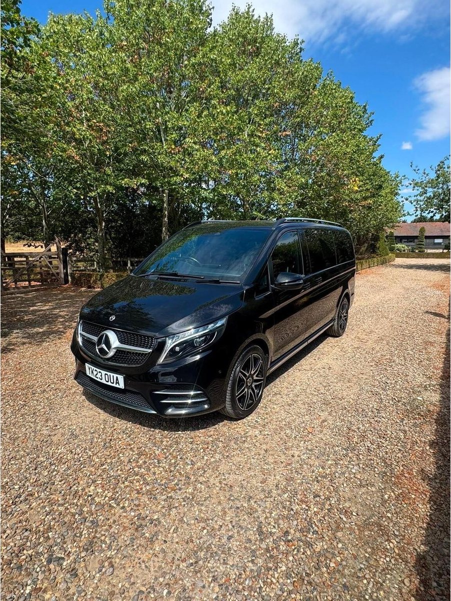 2023 Mercedes-Benz V Class 2.0 V300d AMG Line G-Tronic+ Euro 6 (s/s) 5dr LWB, lead photograph, from the Eurobrand advert