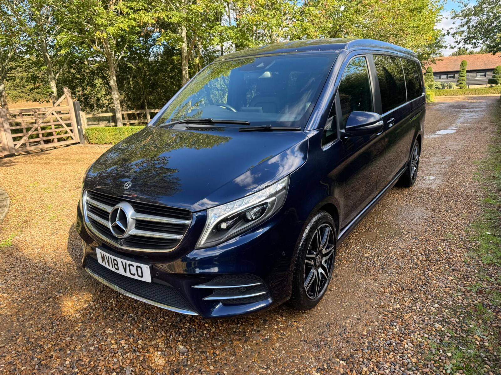 2018 Mercedes-Benz V Class 2.2 V250d AMG Line G-Tronic+ Euro 6 (s/s) 5dr 8 Seat XLWB, lead photograph, from the Eurobrand advert