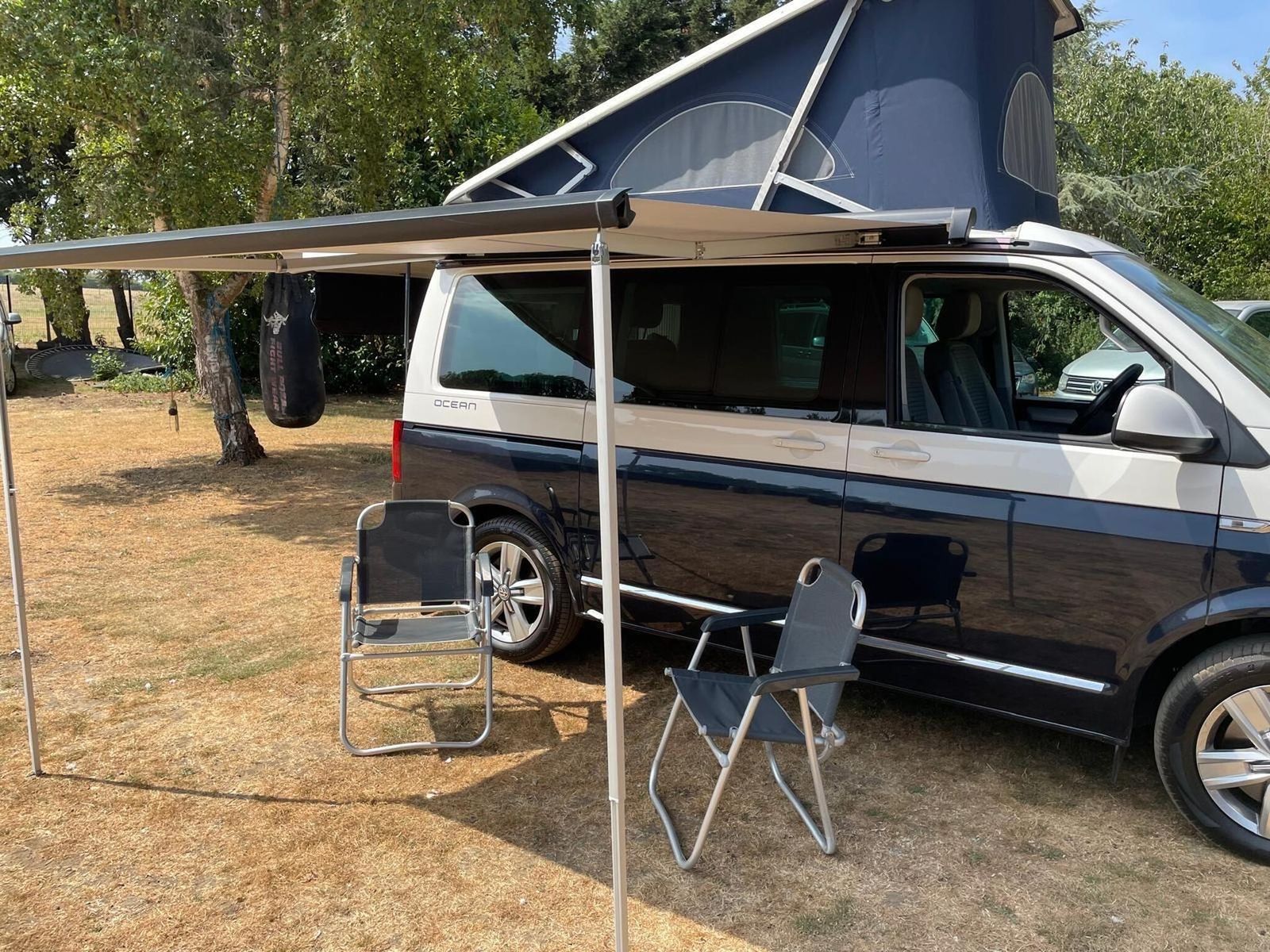 2019 Volkswagen California 2.0 BiTDI Ocean Camper 4dr Diesel DSG 4Motion Euro 6 (s/s) (199 ps), lead photograph, from the Eurobrand advert